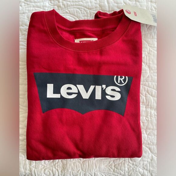 LEVI'S Children's Red Sweatshirt Size L C= - Picture 3 of 7
